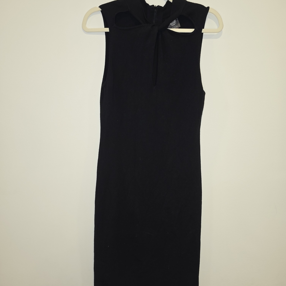 Vince Camuto Black Cutout Long Sweater Dress Size 10 Nwt - Picture 3 of 12